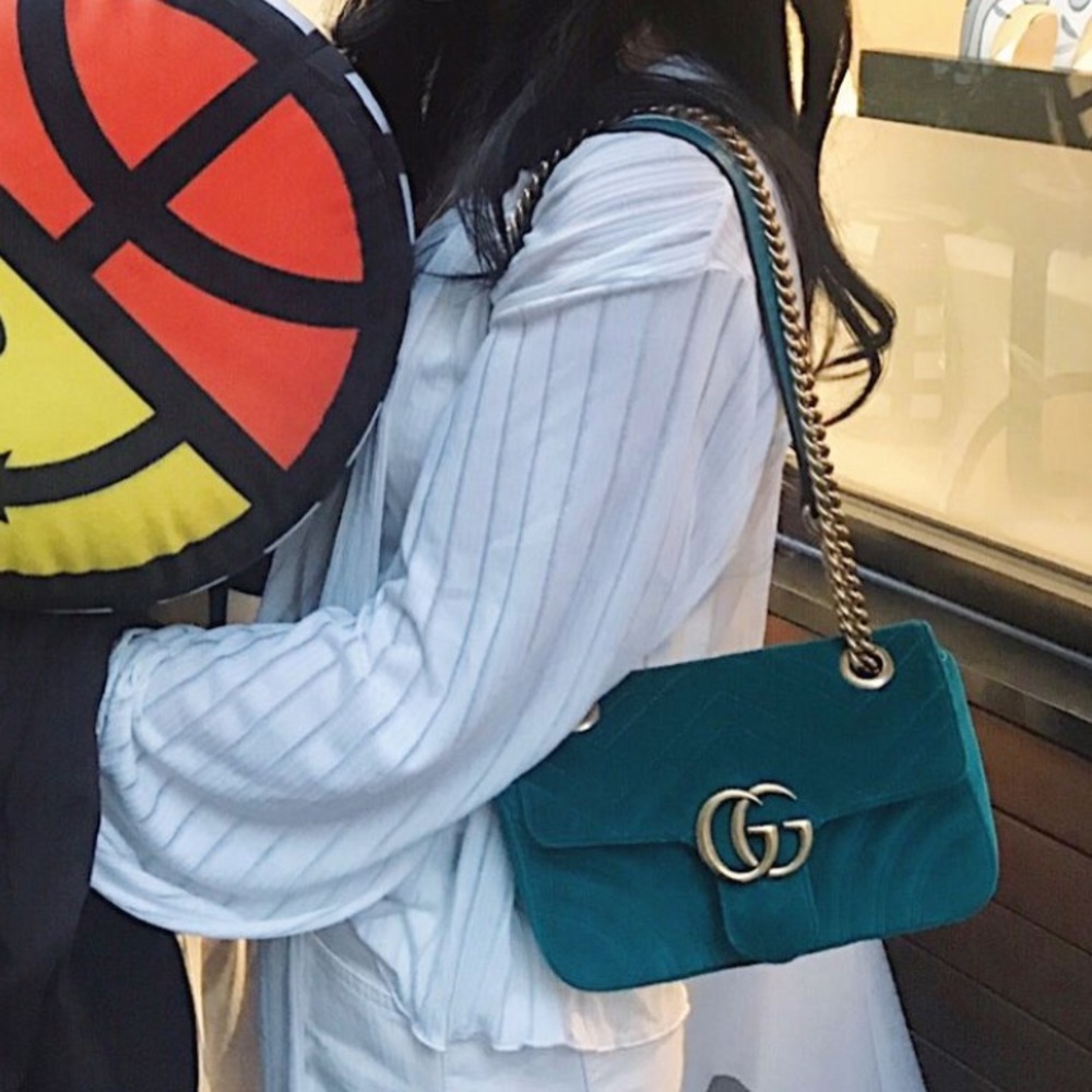 $1500 Gucci GG Marmont velvet bag - Picture 10 of 10